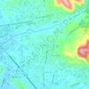 Beyobasıの地形図、標高、地勢