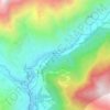 Bhulbhuleの地形図、標高、地勢