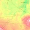 Bow Island (town)の地形図、標高、地勢