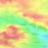 Bridgefootの地形図、標高、地勢