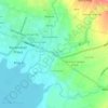Karang Baliの地形図、標高、地勢
