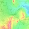 Hendersonの地形図、標高、地勢