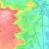 Rotheleuxの地形図、標高、地勢