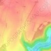 Machelleの地形図、標高、地勢