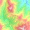 Dalipeyの地形図、標高、地勢