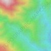 Buntu Borongbuaの地形図、標高、地勢