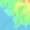 Trevignonの地形図、標高、地勢