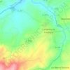 La Gosserieの地形図、標高、地勢