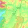 Pengkalan Huluの地形図、標高、地勢