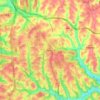 Wexfordの地形図、標高、地勢