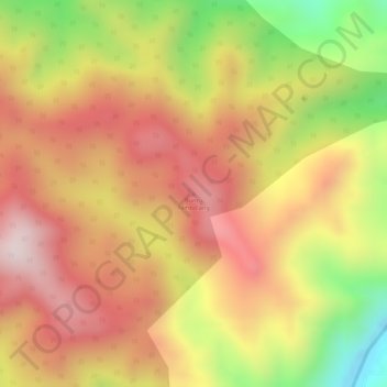 Buntu Tambolangの地形図、標高、地勢