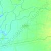Tagumpayの地形図、標高、地勢