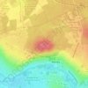 Mont Griffonの地形図、標高、地勢