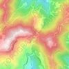 Jhika Galiの地形図、標高、地勢