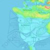 Richmondの地形図、標高、地勢
