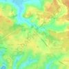 Beaulieuの地形図、標高、地勢