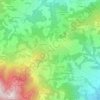 Poggiorasoの地形図、標高、地勢