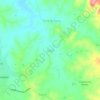 Trojesの地形図、標高、地勢