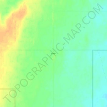 Edlerの地形図、標高、地勢