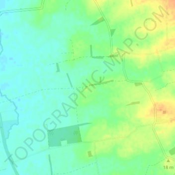 North Gulhamの地形図、標高、地勢