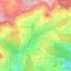 Watterdingenの地形図、標高、地勢
