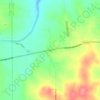 Hyeの地形図、標高、地勢