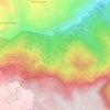 San Martínの地形図、標高、地勢