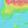 Rossportの地形図、標高、地勢