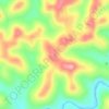 Coal Cliffの地形図、標高、地勢