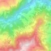 Rubbianoの地形図、標高、地勢