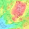 Hofhamの地形図、標高、地勢