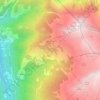 Chandolinの地形図、標高、地勢