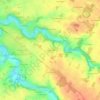 La Durbelièreの地形図、標高、地勢