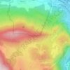 Cap de Lauzacの地形図、標高、地勢
