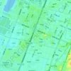 大莊の地形図、標高、地勢