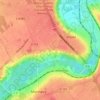 Hameau de Villoisonの地形図、標高、地勢