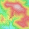 Sowaの地形図、標高、地勢