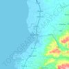 Balambanの地形図、標高、地勢
