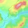 Sabilaの地形図、標高、地勢