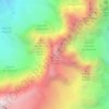 Aiguille du Planの地形図、標高、地勢