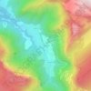 Nant-Secの地形図、標高、地勢
