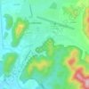 แม่ฮ่องสอนの地形図、標高、地勢
