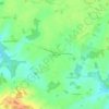 Les Trois Portesの地形図、標高、地勢