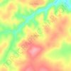 Buritizinhoの地形図、標高、地勢
