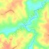 Burr Hillの地形図、標高、地勢