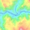 Grand Canyonの地形図、標高、地勢