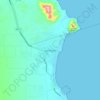 San Felipeの地形図、標高、地勢