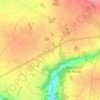 Mazagranの地形図、標高、地勢