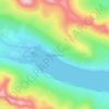 Fáskrúðsfjörðurの地形図、標高、地勢