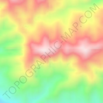 Malay Archipelagoの地形図、標高、地勢